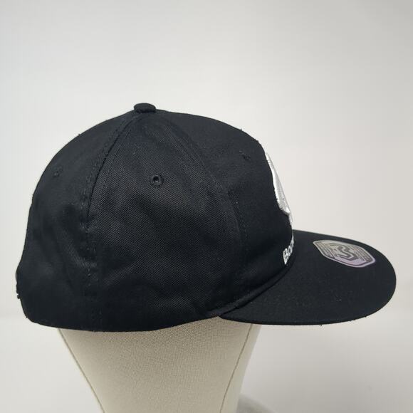 Bodybuilding Snapback Hat Black One Size Adjustable Embroidered Wicked Wear - Picture 5 of 10